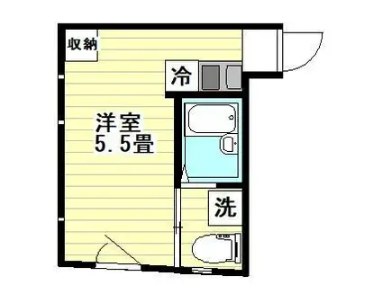 フォレスト新目白(ワンルーム/4階)の間取り写真