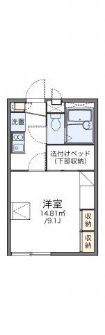 レオパレスCOZY COURT(1K/2階)の間取り写真