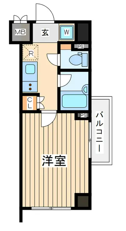 ルーブル二子多摩川 2階階 間取り