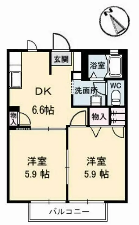BELISTA横浜弐番館 1階階 間取り