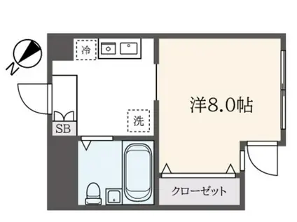 サンクレール相模原(ワンルーム/3階)の間取り写真