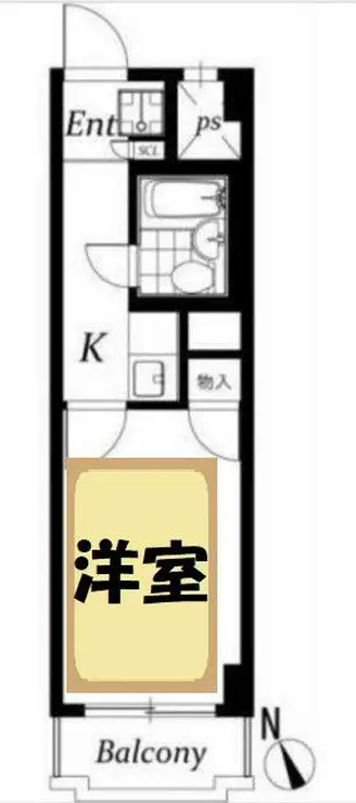 ベル島田 4階階 間取り