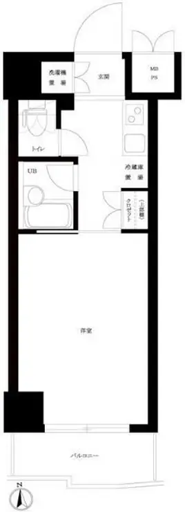 ルーブル大井町弐番館 12階階 間取り