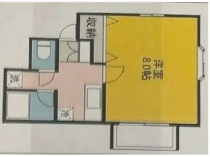 BLACKCOFFEE(1K/2階)の間取り写真