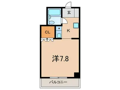 サンクラッソ阪急六甲駅前イースト(1K/5階)の間取り写真