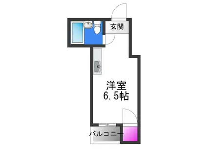ピリカ平野宮町(ワンルーム/2階)の間取り写真