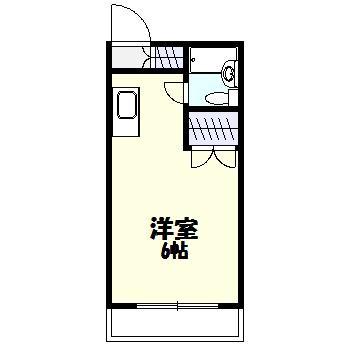 フロムファースト2(ワンルーム/2階)の間取り写真