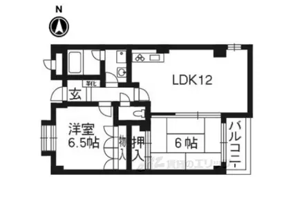 ハウスローゼンガーデン(2LDK/1階)の間取り写真