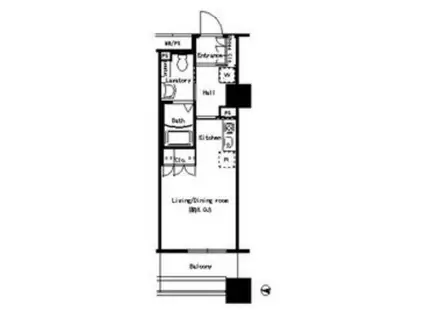 パークアクシス名駅南(ワンルーム/3階)の間取り写真