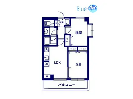 COMS-1(2LDK/2階)の間取り写真