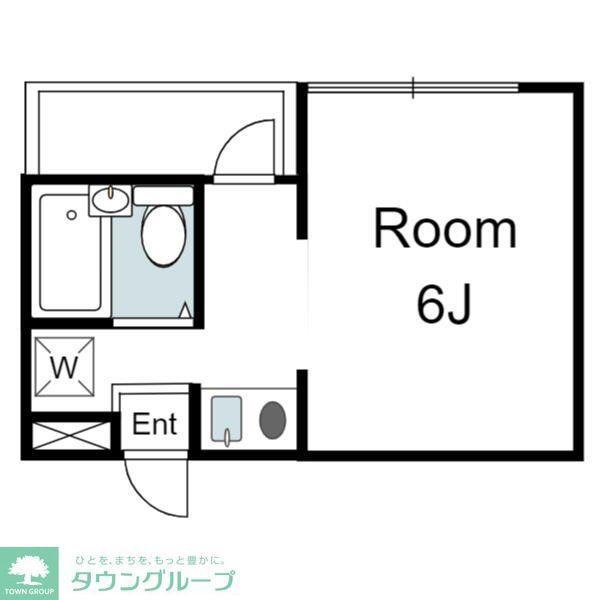 シティホームズ山田町(ワンルーム/2階)の間取り写真