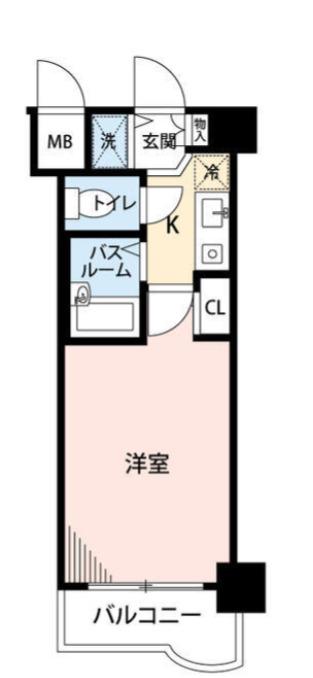 フェニックス下落合(1K/3階)の間取り写真