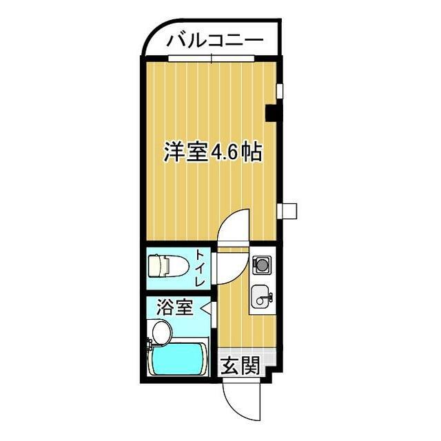 BIRDHOUSE(1K/2階)の間取り写真