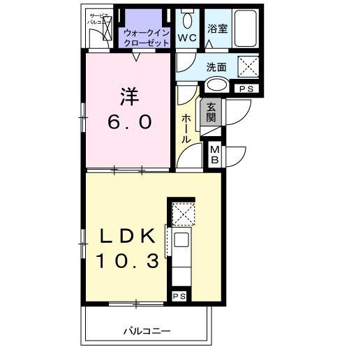 京急大師線 東門前駅 徒歩3分 3階建 築3年(1LDK/2階)の間取り写真