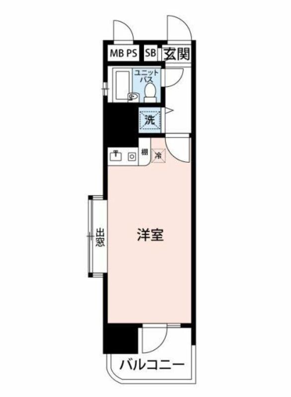 マイナビSTAYプランドール所沢(ワンルーム/2階)の間取り写真