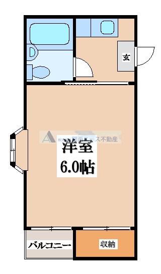 ビリーヴドゥーエ(1K/3階)の間取り写真