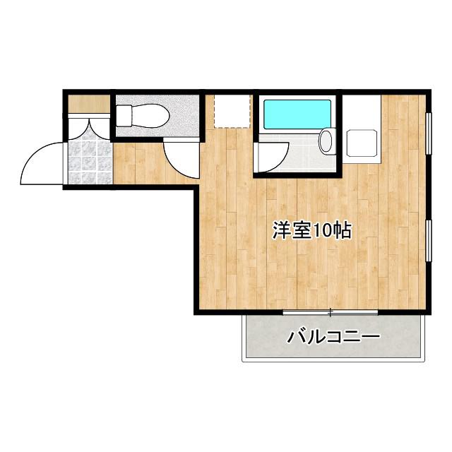 PRENADO瑞起(ワンルーム/3階)の間取り写真