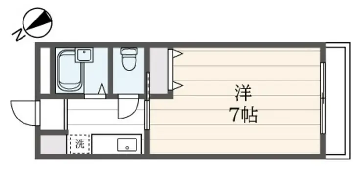 ラ・ノールB 3階階 間取り