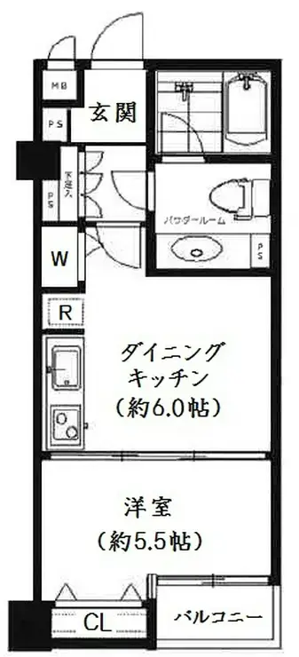 アルクス自由が丘 2階階 間取り