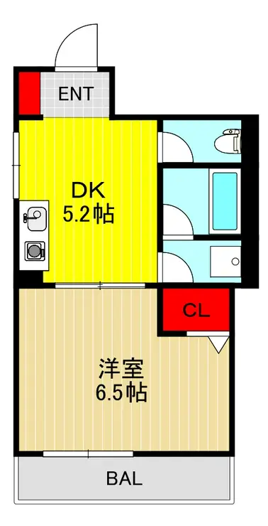 コーシンビル 3階階 間取り