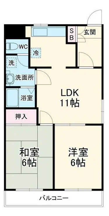アローランド溝の口 4階階 間取り