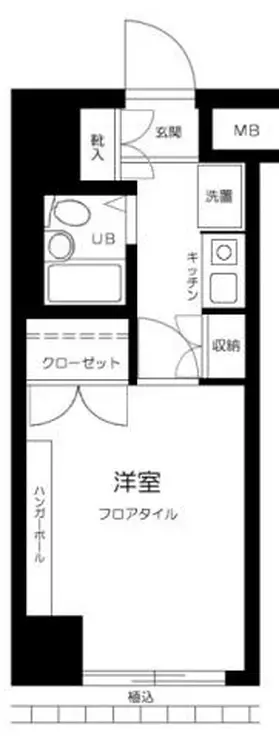 メインステージ大森海岸 1階階 間取り