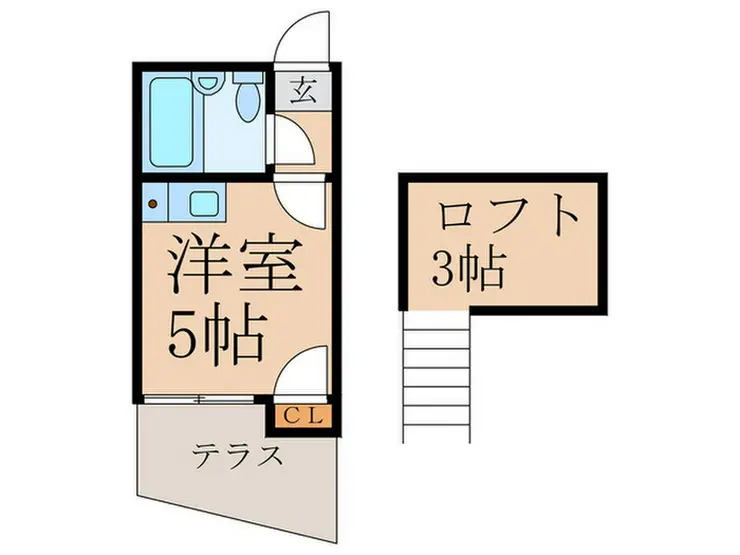 コーポニワ 1階階 間取り