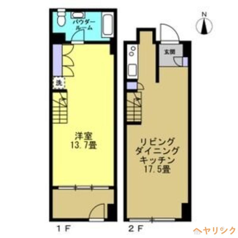 FLATS GAZERY(1LDK/2階)の間取り写真