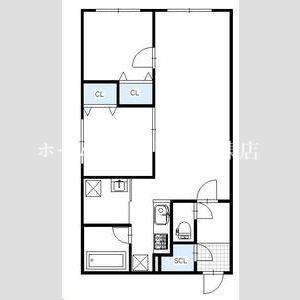 BRIGHTON COURT N20(2LDK/4階)の間取り写真