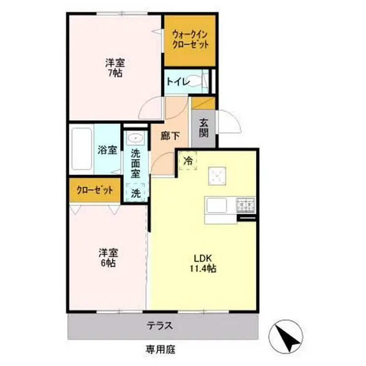 エコハウス 1階階 間取り
