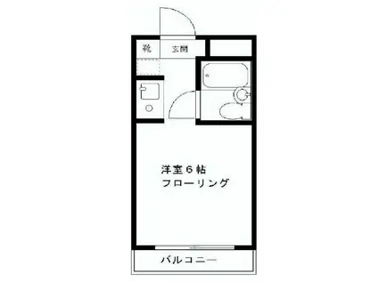 手塚ビル(1K/7階)の間取り写真