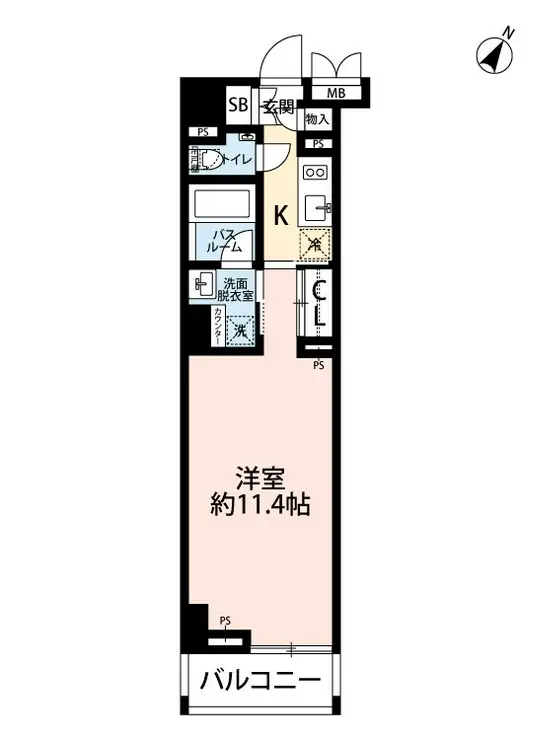 ZOOM渋谷神山町 3階階 間取り