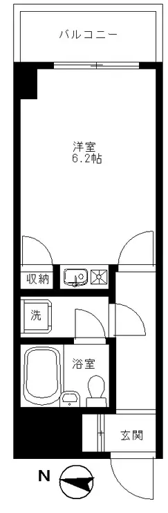 アーバンアメニティ中野 5階階 間取り