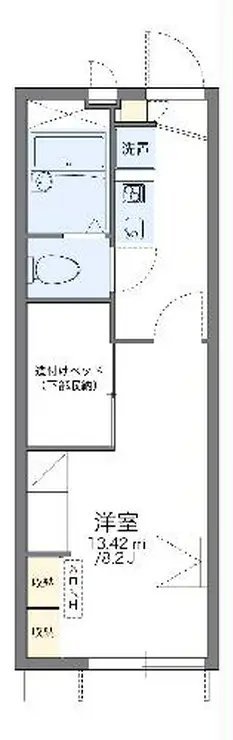 レオパレスコトブキ C 1階階 間取り