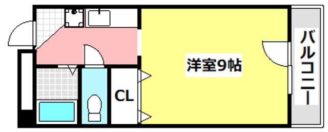 GI-ZII(1K/2階)の間取り写真
