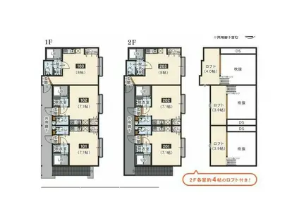 ウィンドツリーヒル(ワンルーム/2階)の間取り写真