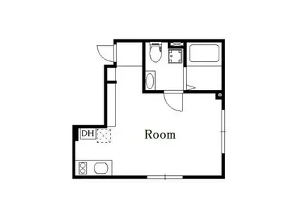 CASAFELICEHINODECHO(ワンルーム/3階)の間取り写真