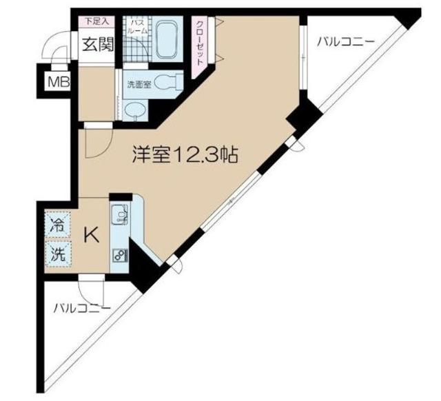 プリマヴェーラ大塚(ワンルーム/2階)の間取り写真