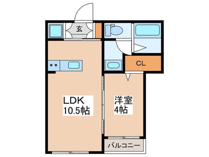 SOLAIO西荻窪(1LDK/3階)の間取り写真