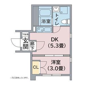 アーバン栄(1DK/6階)の間取り写真