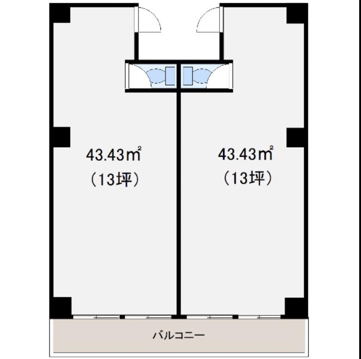 1357BLDG(ワンルーム/2階)の間取り写真