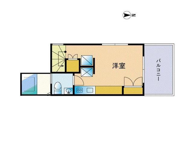 ネオス中板橋(ワンルーム/3階)の間取り写真