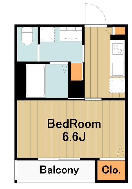 ROBOT HOME 矢部3(1K/3階)の間取り写真