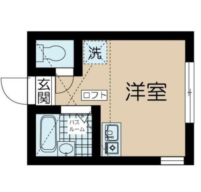 グッドウィル小机3号館(ワンルーム/2階)の間取り写真