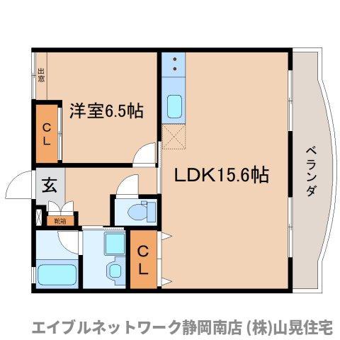 リュミエール(1LDK/3階)の間取り写真