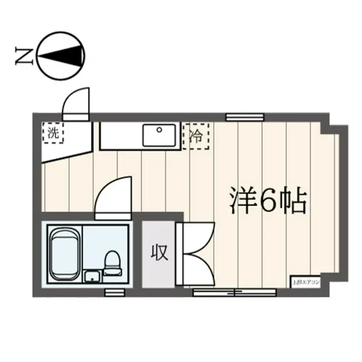 松原コーポ 1階階 間取り