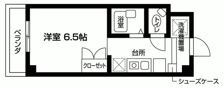 ドミトリー白根 4階階 間取り