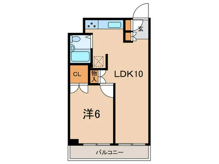 サンハイツ武蔵野 2階階 間取り