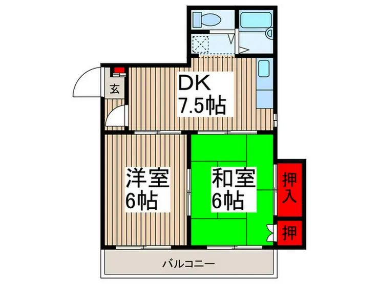 エーデルハイム戸田 3階階 間取り