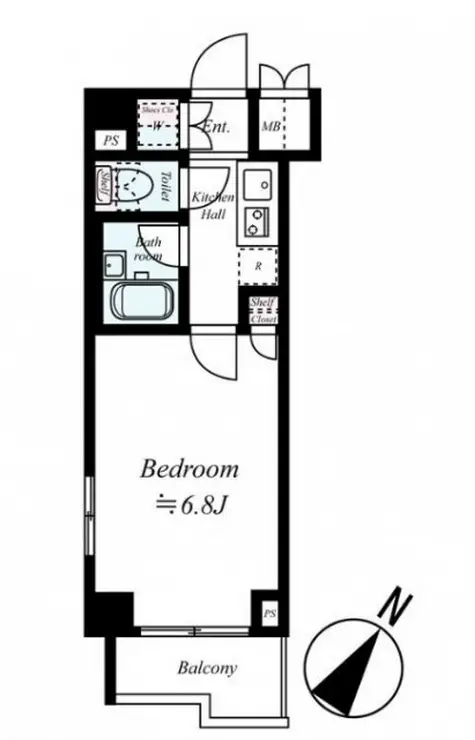 ルーブル多摩川参番館 2階階 間取り